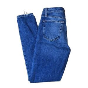 Joe’s Jeans Women’s High Rise Skinny Ankle Jeans Dark Blue Denim Size 25